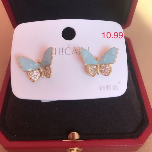 925 sliver earrings Korean style - Picture 3 of 9